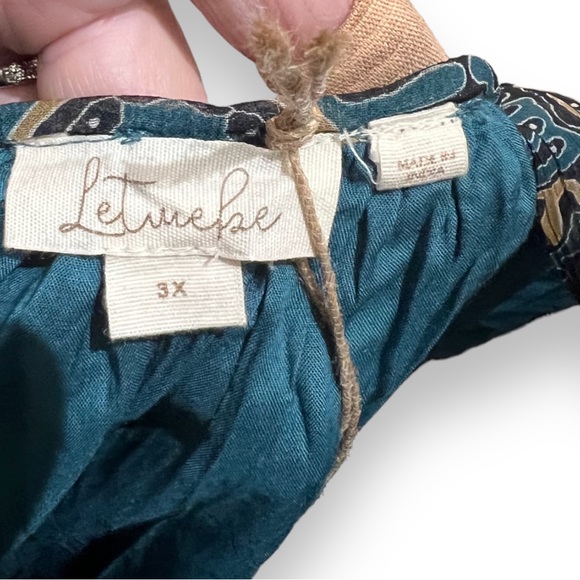 Let Me Be Cut Out Dress Bell Sleeves Blue - Picture 5 of 7